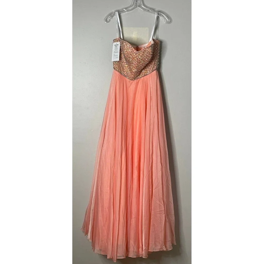 womens light pink dress Invite Only Light Pink Multi Floral Embroidered Eyelet Midi Dress main image 1